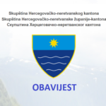 Најава Четврте (IV) сједнице Скупштине Херцеговачко-неретванског кантона