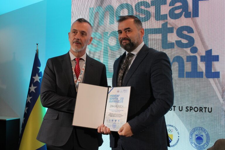 Read more about the article Предсједавајући Скупштине ХНК покровитељ Мостар Спортс Суммита